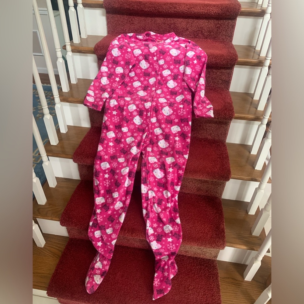 Hello Kitty feet pajamas!